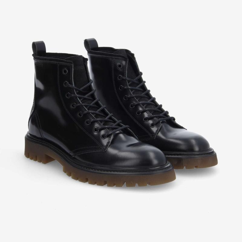 COMBAT BOOTS M - GLASS - NOIR